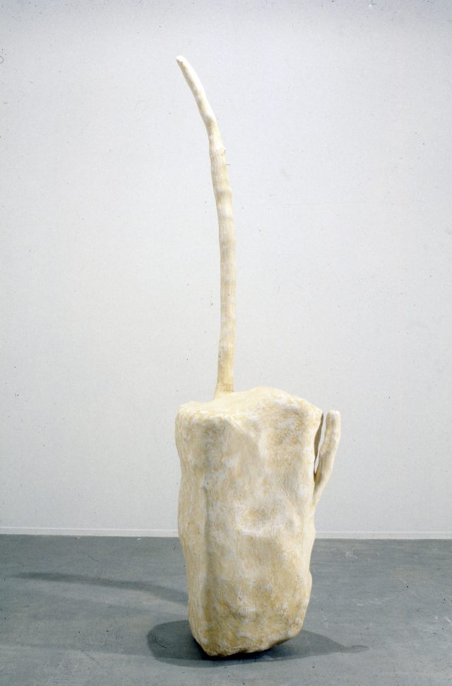 Big White Thing, 1994, plaster over wood and Styrofoam armature, 101” x 21” x 27”