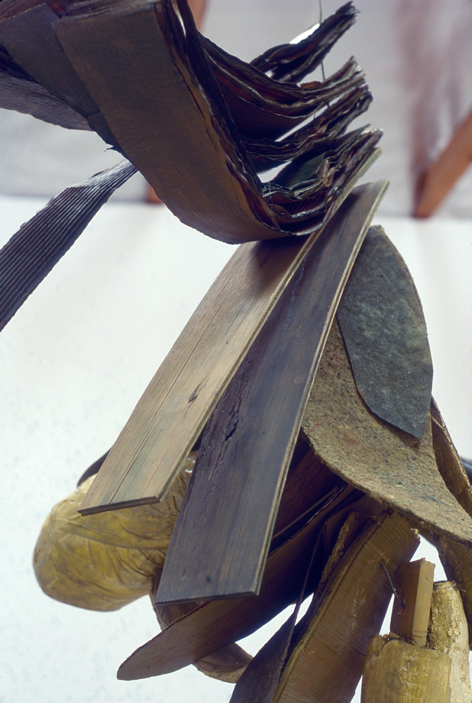 My Original Face, In Two Piles, Now Hanging, Detail 2